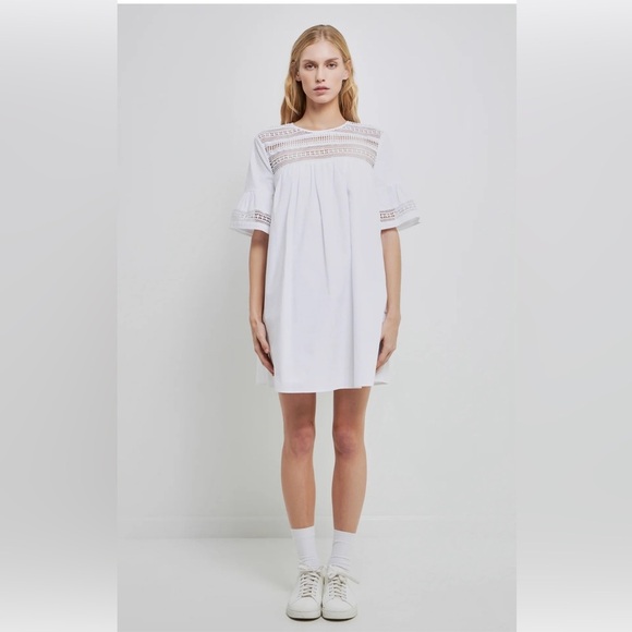 English‎ Factory Lace Trim Shift Dress Size XS NWT - Picture 3 of 12